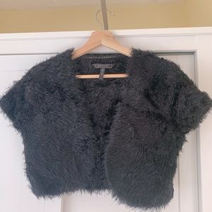 BCBG Black Shrug